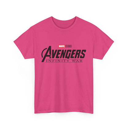 Avengers Infinity War Unisex Heavy Cotton Tee, Marvel Fan Shirt, Superhero Apparel, Gift for Him, Comic Book T-Shirt, Casual Wear