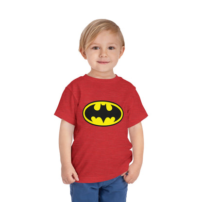 Batman Toddler Short Sleeve Tee - Superhero Shirt for Kids, Birthday Gift, Adventure Wear, Playtime Apparel, Comic Fan Clothing