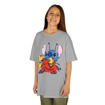 Colorful Kids Tee with Fun Cartoon Design