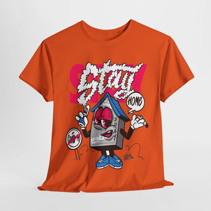 Street Art Unisex Heavy Cotton Tee - SNOT HOME Graphic Design