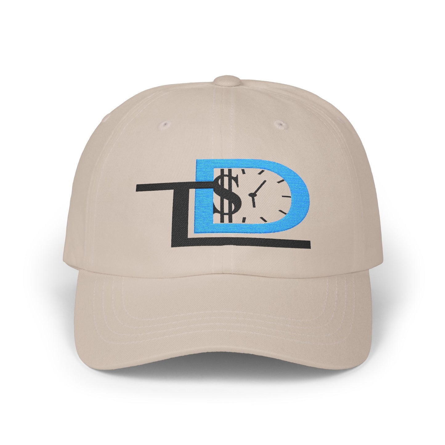 Classic Dad Cap with Dollar Clock Design, Casual Hat for Fathers Day, Stylish Dad Gift, Trendy Accessories, Streetwear Cap