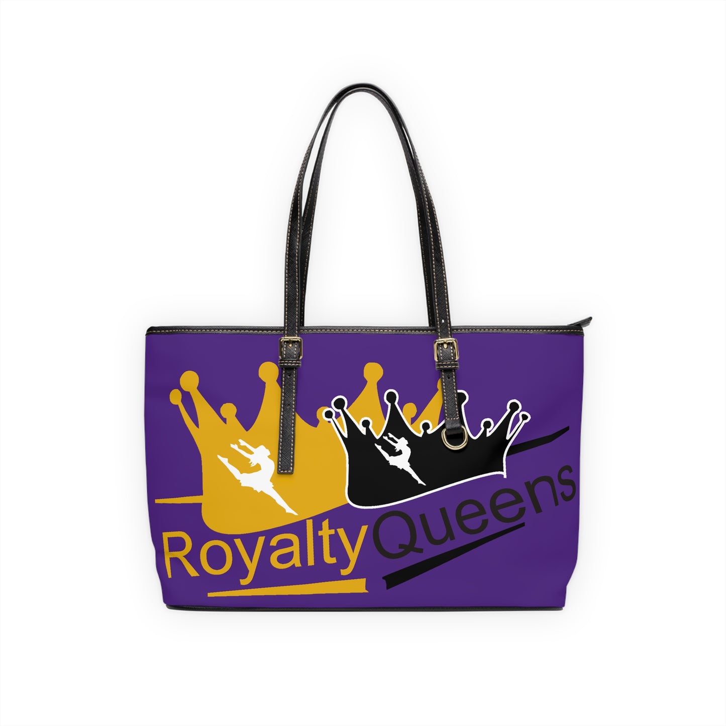Royalty Queens PU Leather Shoulder Bag | Stylish Tote for Colorful Outings, Gifts for Queens, Fashion Accessory, Daily Use Bag