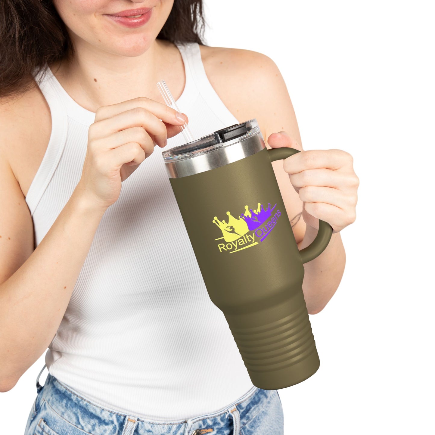 Queen-Themed Insulated Travel Mug, 40oz | Perfect for Women on the Go, Gifts for Mother's Day, Birthday, and Travel
