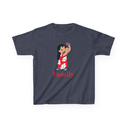 Kids Family Tee, Cute Kids T-Shirt, Family Bonding Shirt, Birthday Gift for Kids, Cute Family Design Tee