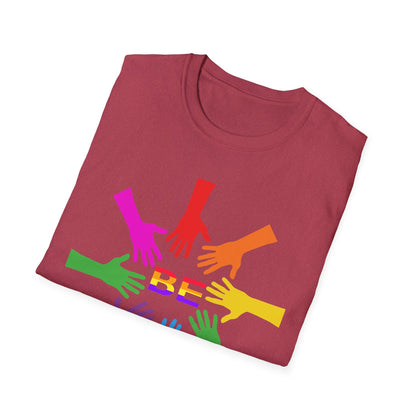 Rainbow Hands Unisex T-Shirt | Be Yourself, Inclusive Apparel, Pride Clothing, Gift for Friends, LGBTQ+ Pride