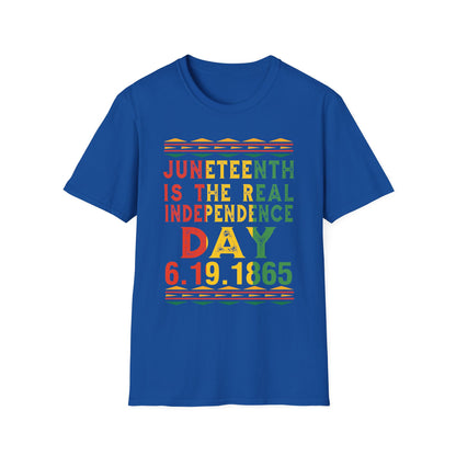 Juneteenth Independence Day T-Shirt, Softstyle Tee, Celebration Apparel, Black History Month, Gift for Activists, Unique Statement Shirt