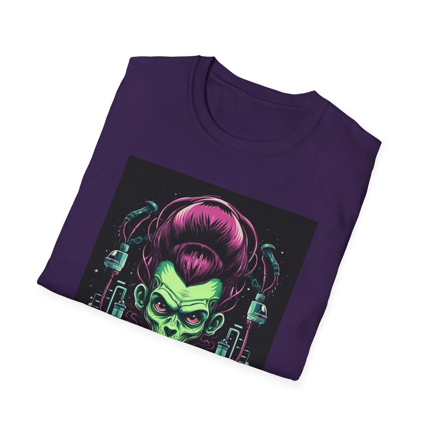 Cosmic Sci-Fi Graphic T-Shirt - Unisex Softstyle
