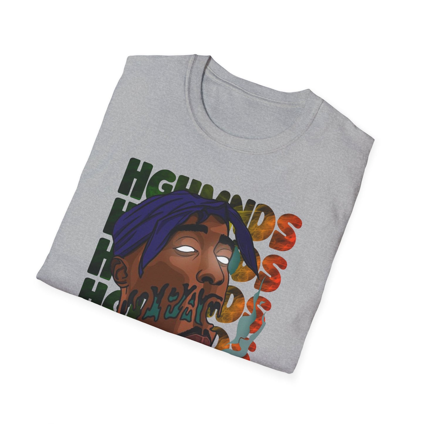 High minds Unisex Softstyle T-Shirt - Unique Artistic Design