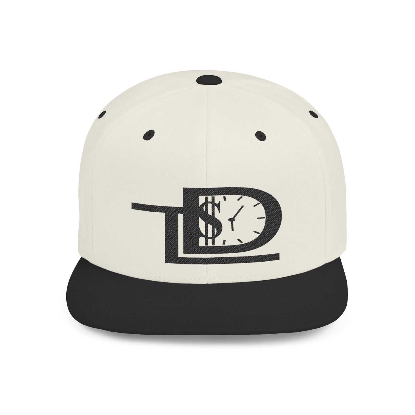 Stylish Flat Bill Snapback Hat with Unique Clock Design, Trendy Cap for Fashion Lovers, Perfect Gift for Birthdays, Holidays, Special Events