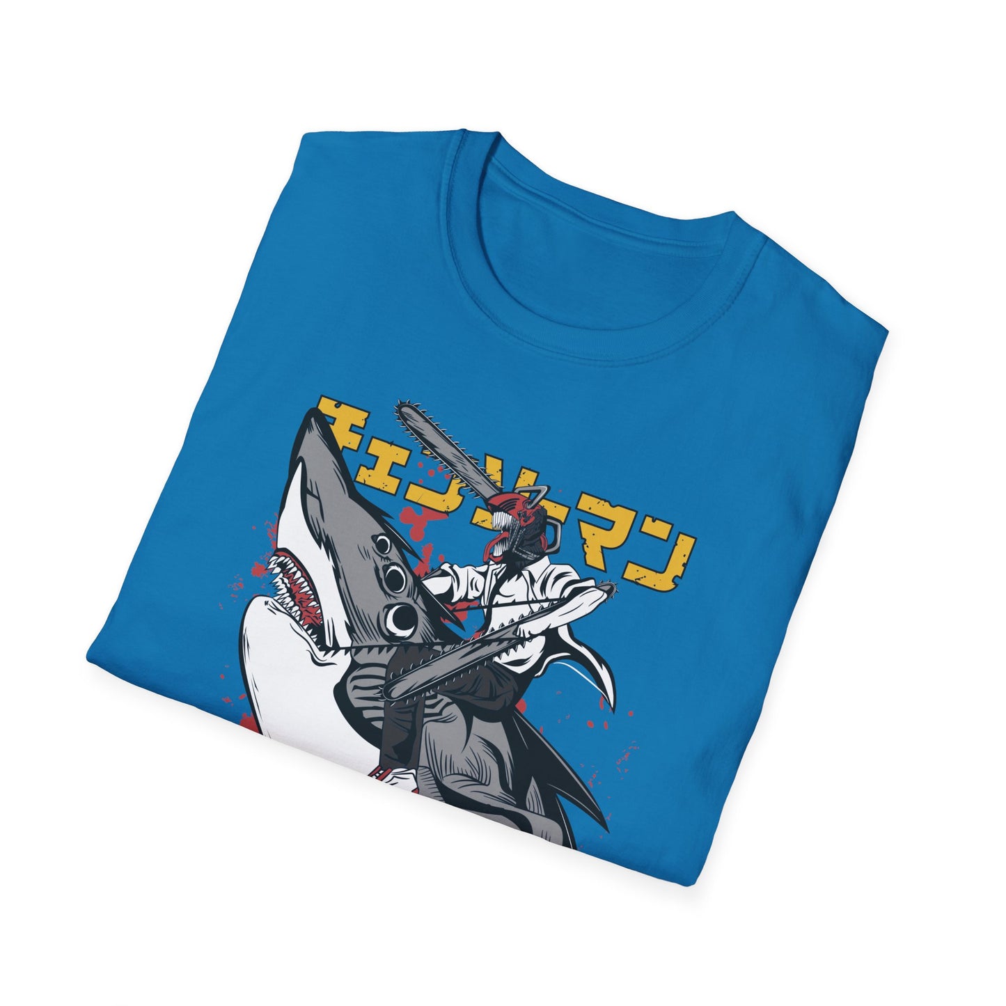Unisex Softstyle T-Shirt with Unique Design, Cool Graphic Tee, Casual Wear, Gift for Anime Fans, Daily Comfort
