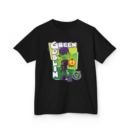 Kids Green Goblin Tee - Fun Halloween T-Shirt for Kids