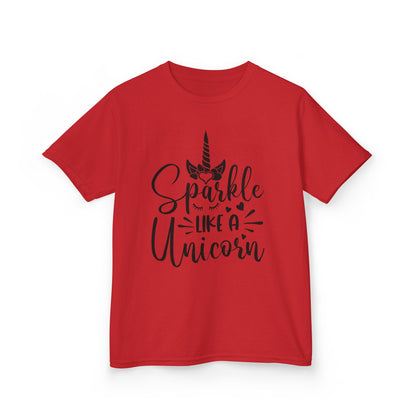 Sparkle Like A Unicorn Kids Tee - Fun & Colorful Cotton Shirt