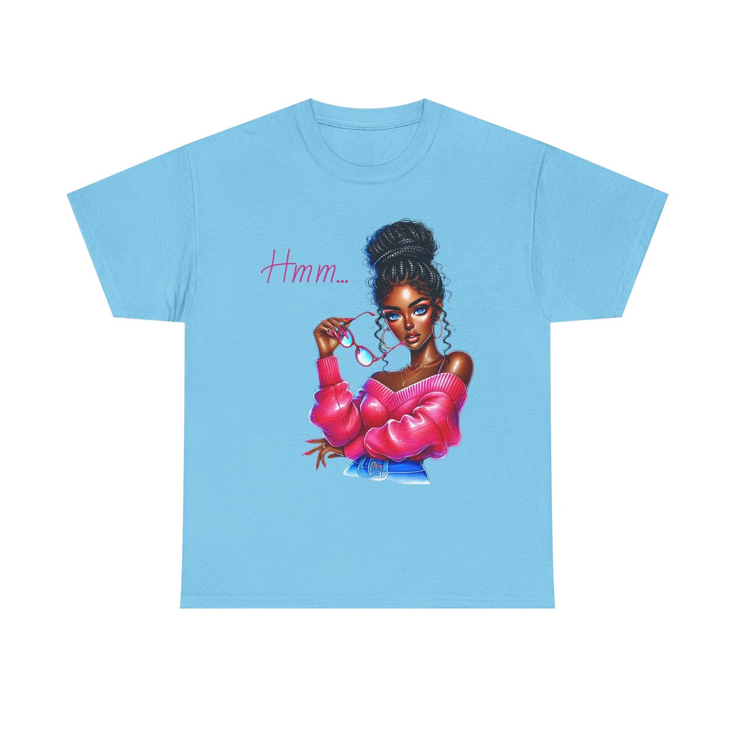 Expressive Aesthetic Tee – 'Hmm...' Design for Trendsetters