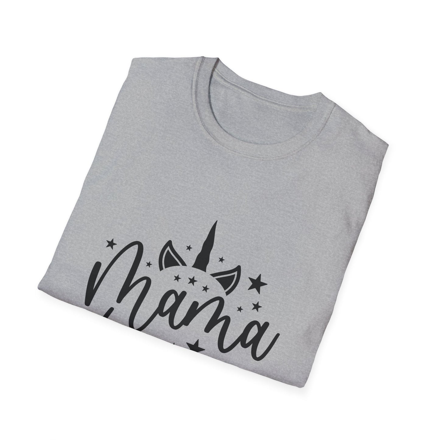 Mama Unicorn Unisex Softstyle T-Shirt - Fun & Stylish Gift for Moms