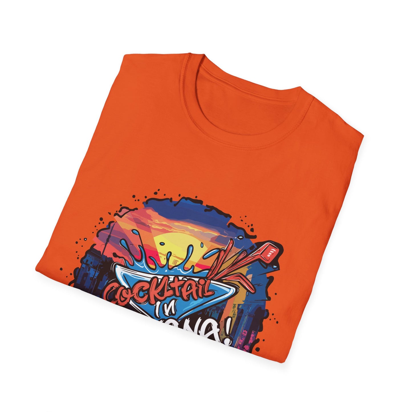 Colorful Cocktail Havana Unisex T-Shirt, Summer Vibes, Beach Wear, Party Shirt, Gift for Friends