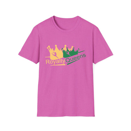 Royalty Queens Unisex Softstyle T-Shirt, Perfect for Birthdays, Celebrations, Gifts, Casual Wear, Fun Events