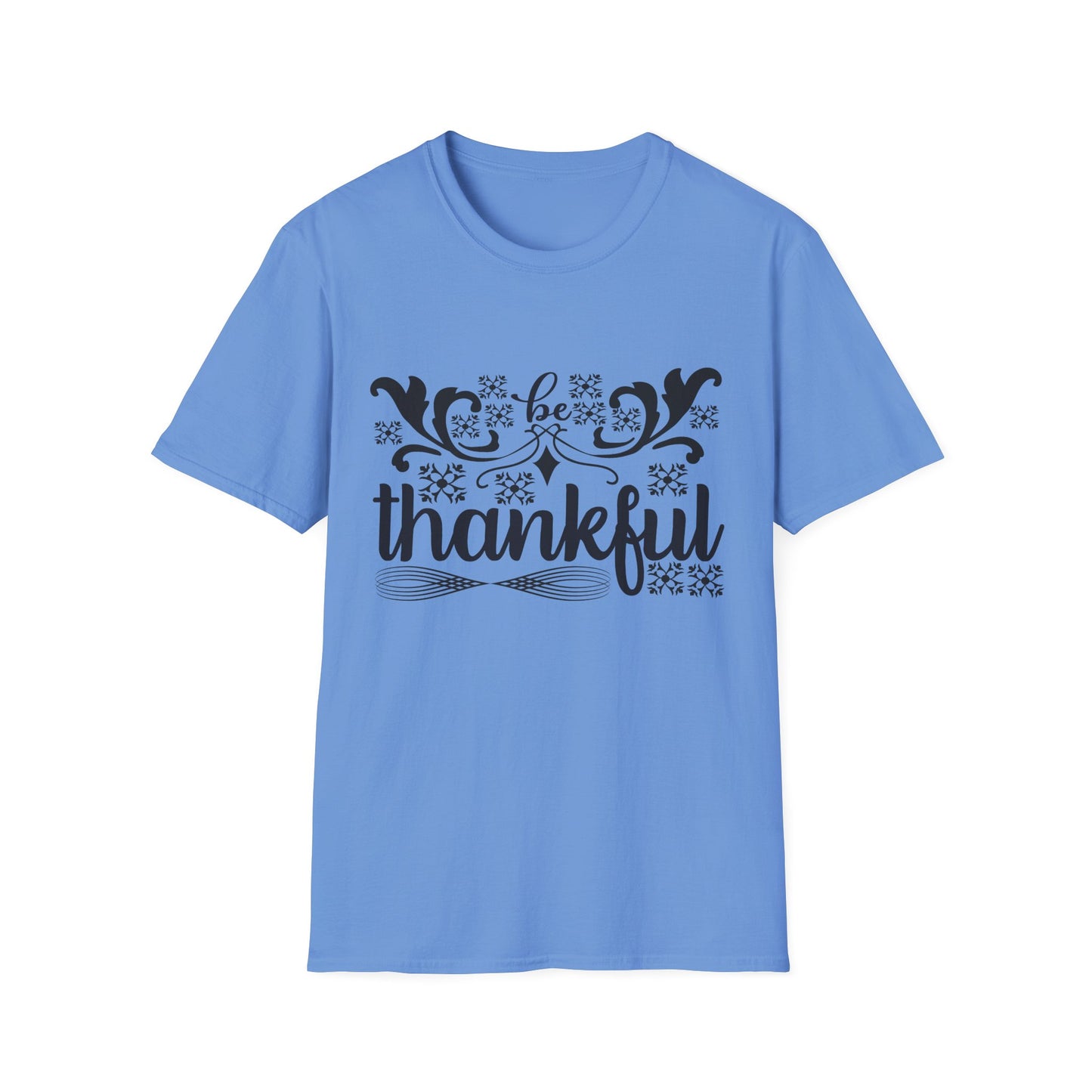 Thankful Unisex Softstyle T-Shirt - Fall Fashion, Thanksgiving Gift, Casual Wear, Gratitude Tees, Everyday Comfort