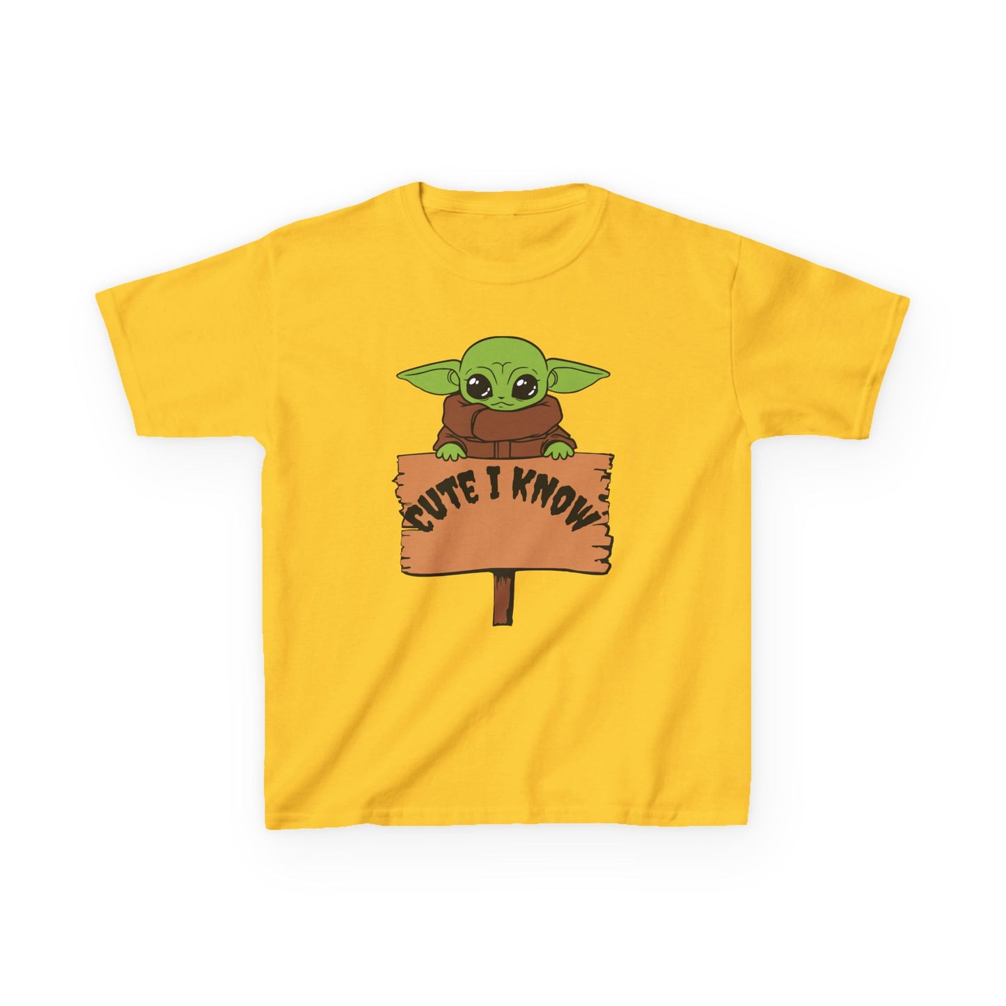 Cute Baby Alien Kids Tee - "Cute I Know" Design for Trendy Kids