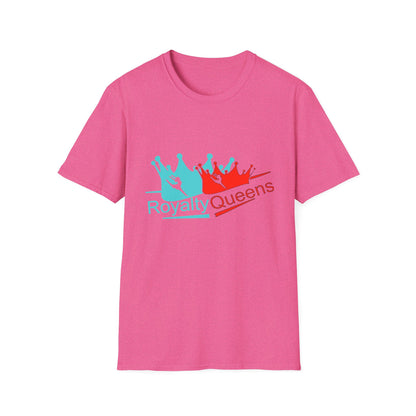 Royalty Queens Unisex Softstyle T-Shirt - Empowering Graphic Tee for Celebrations and Everyday Wear