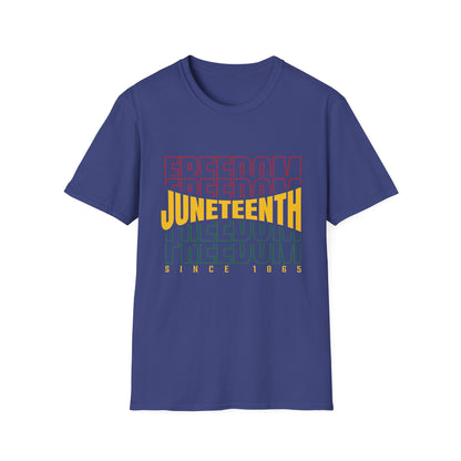 Juneteenth Freedom T-Shirt, Unisex Softstyle Tee, Celebrate Freedom, African American History, Independence Day Shirt, Gift for Activists