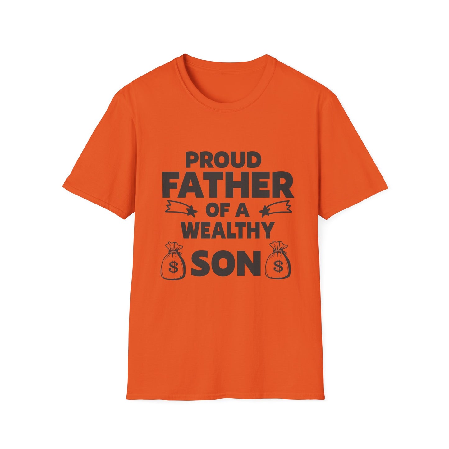 Proud Father T-Shirt - Unisex Softstyle Tee for Celebrating Dads