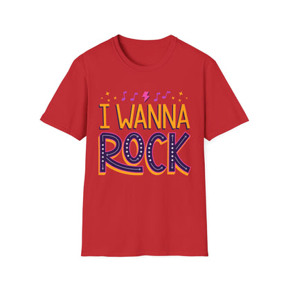 Rock the Day Unisex Softstyle T-Shirt - Music Lover Gift, Concert T-Shirt, Statement Tee, Fun Casual Wear, Rock Music Apparel