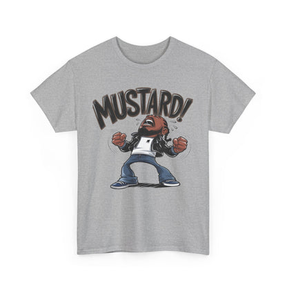 Mustard! Graphic Unisex Heavy Cotton Tee - Fun Casual Streetwear T-Shirt