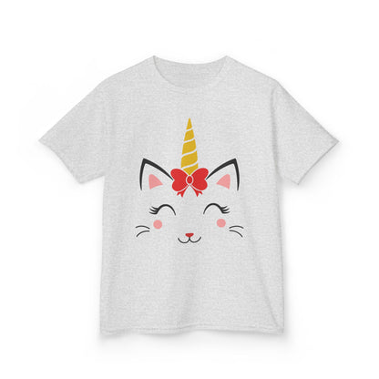 Cute Unicorn Kids Heavy Cotton Tee - Perfect for Birthdays and Everyday Fun!