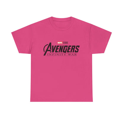 Avengers Infinity War Unisex Heavy Cotton Tee, Marvel Fan Shirt, Superhero Apparel, Gift for Him, Comic Book T-Shirt, Casual Wear