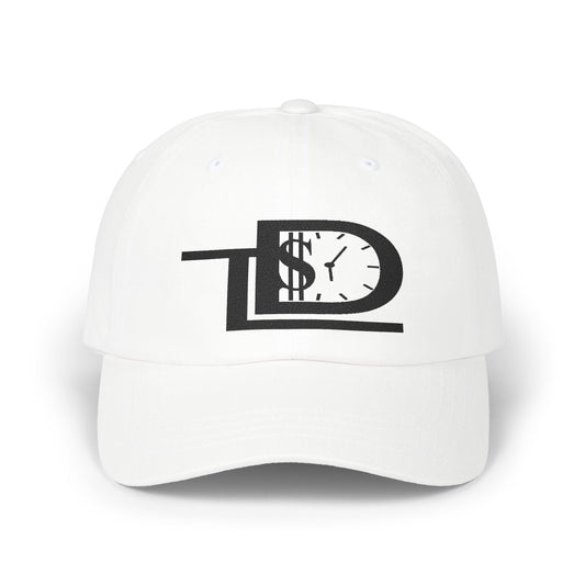 Classic Dad Cap with Dollar Clock Design | Trendy Unisex Hat, Gift for Father's Day, Stylish Everyday Accessory, Adjustable Cap