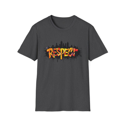 Respect Graphic Unisex T-Shirt, Urban Style Tee, Streetwear Top, Casual Wear, Gift for Friends, Stylish Statement Shirt