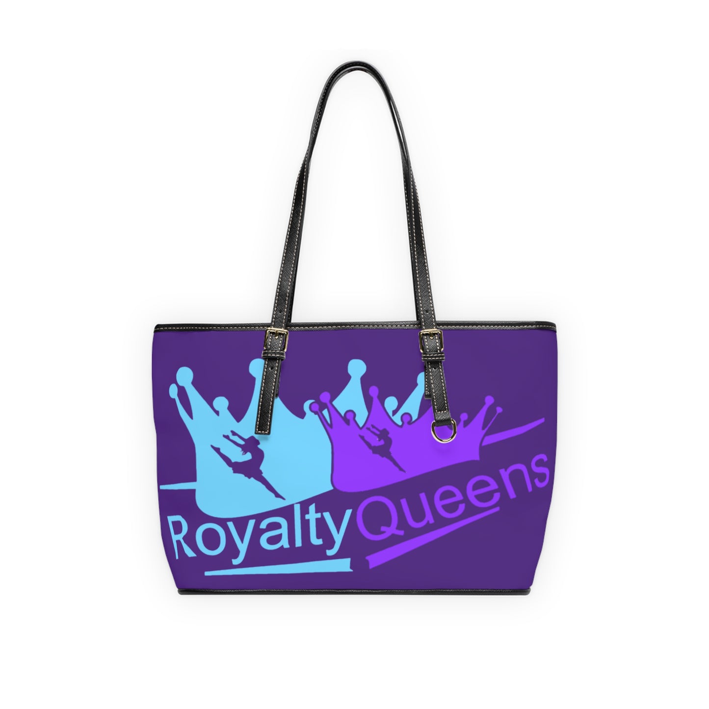 Royalty Queens PU Leather Shoulder Bag, Stylish Handbag, Durable Tote, Perfect for Gifting, Fashion Accessory for Women