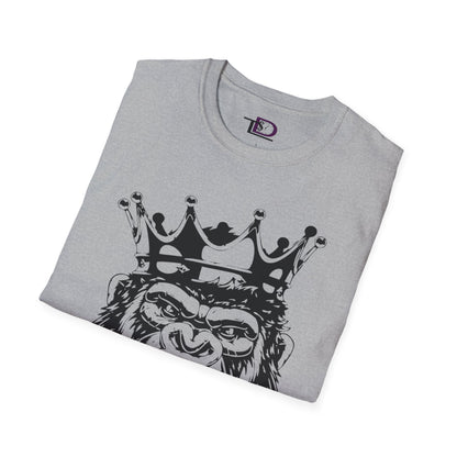 King Status Gorilla T-Shirt | Unisex Softstyle Tee for Casual Wear
