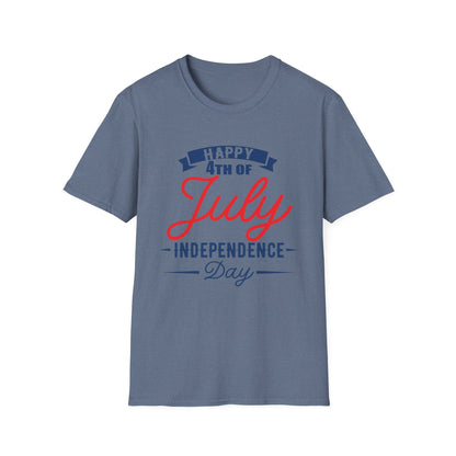 Happy 4th of July Unisex T-Shirt, Independence Day Tee, Summer Celebration Shirt, Patriotic Apparel, Casual Festival Wear