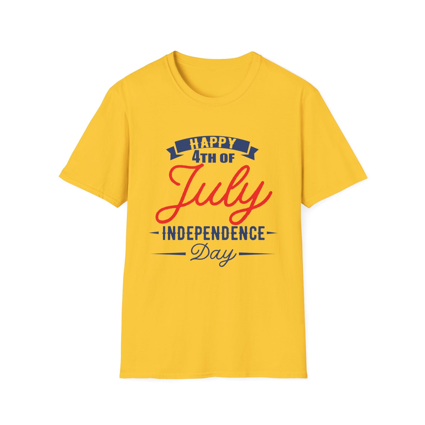 Happy 4th of July Unisex T-Shirt, Independence Day Tee, Summer Celebration Shirt, Patriotic Apparel, Casual Festival Wear