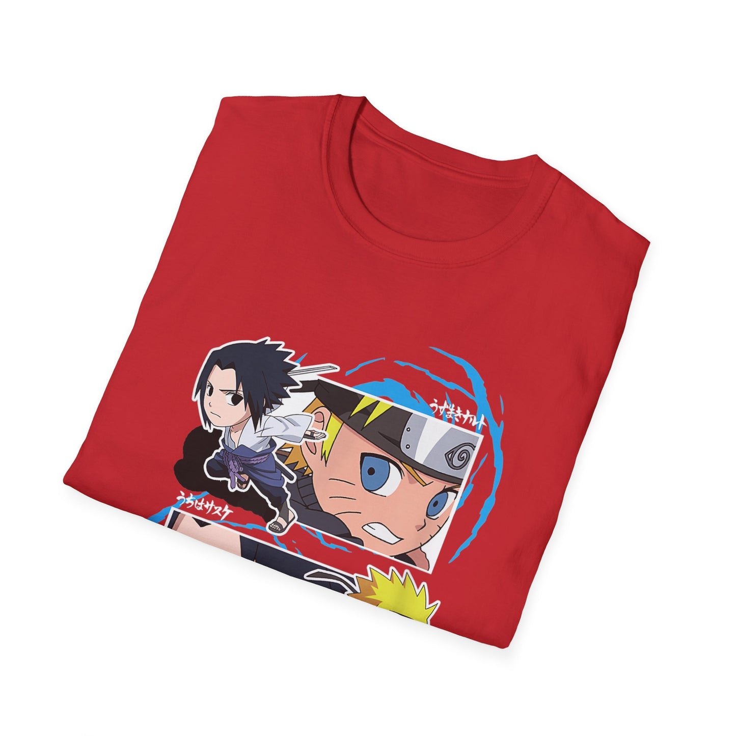 Anime naruto Adventure Unisex Softstyle T-Shirt - Naruto Characters Design