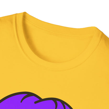 Pride Graphic Tee, Rainbow Mouth Design T-Shirt, Unisex Softstyle Shirt, LGBTQ+ Apparel, Fun Casual Wear, Birthday Gift