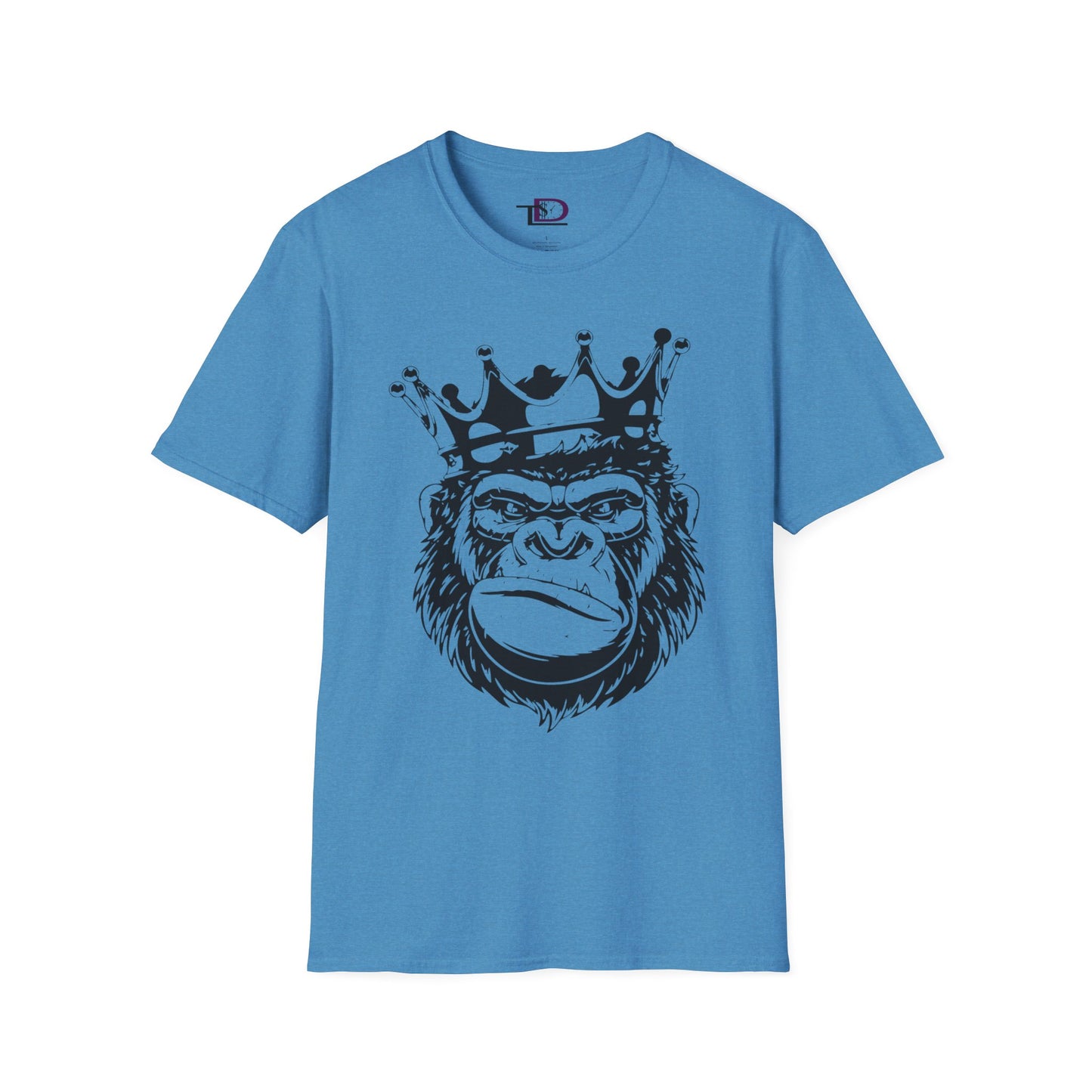 King Status Gorilla T-Shirt | Unisex Softstyle Tee for Casual Wear