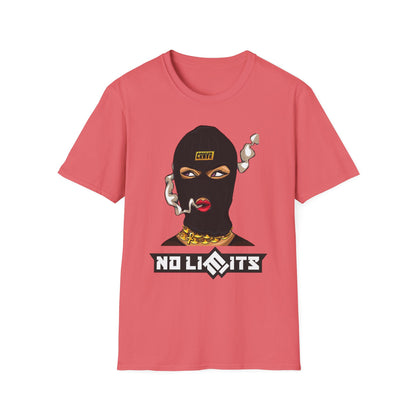 Unisex Softstyle T-Shirt - No Limits Graphic Tee for Bold Individuals