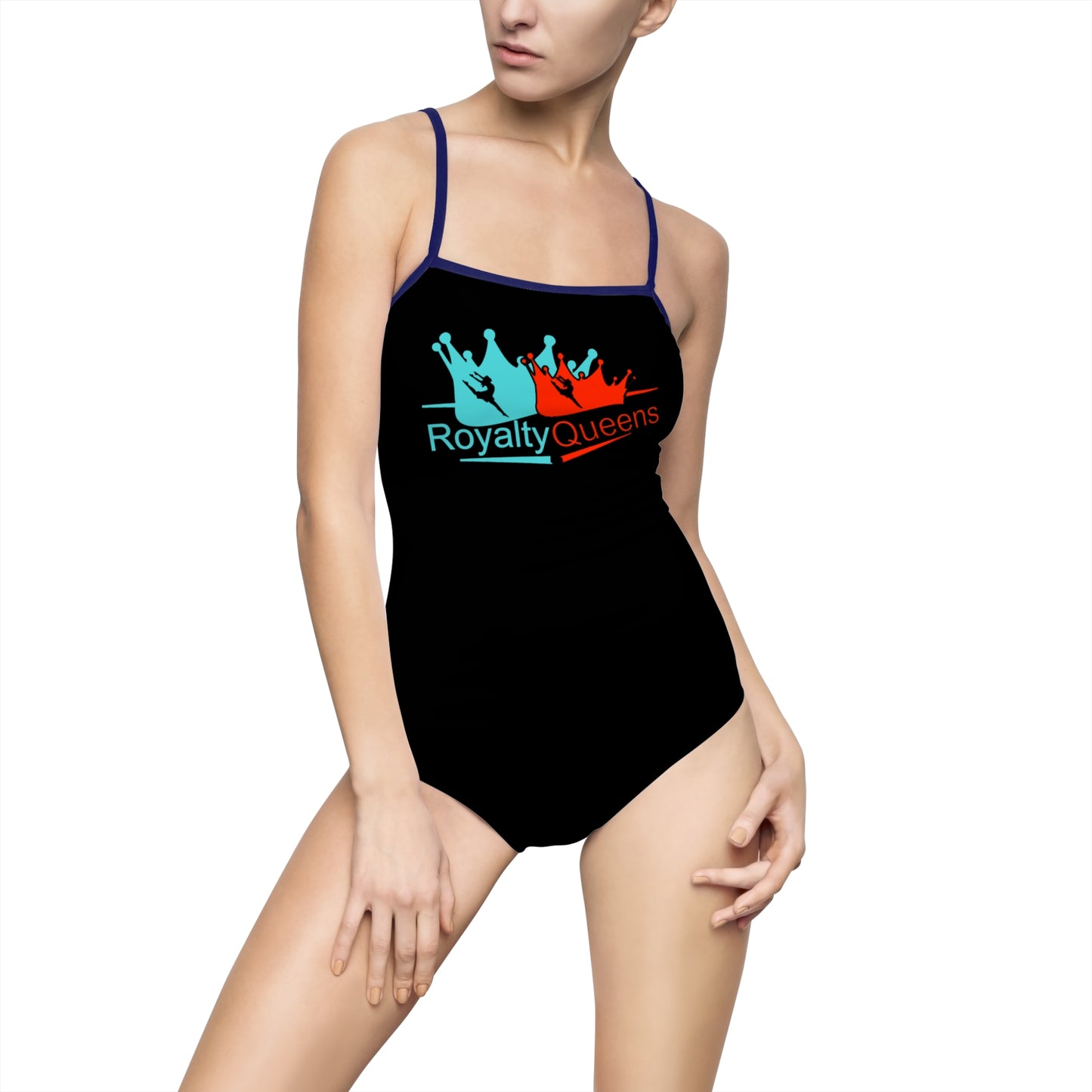 Chic Royalty Queens One-Piece Swimsuit, Beachwear, Pool Party, Summer Costume, Vacation Swimwear, Trending Swim Fashion