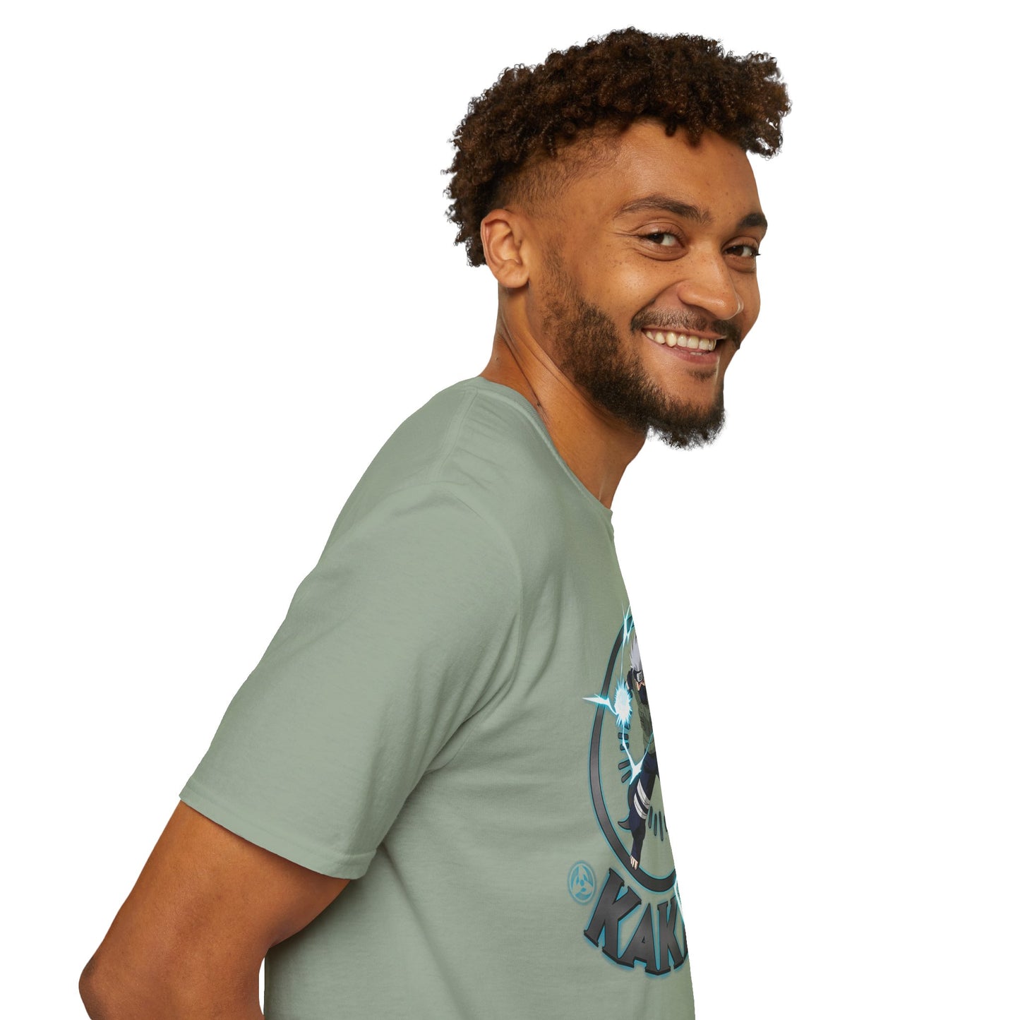 Kakashi Unisex Softstyle T-Shirt - Perfect for Anime Fans