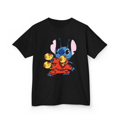 Colorful Kids Tee with Fun Cartoon Design