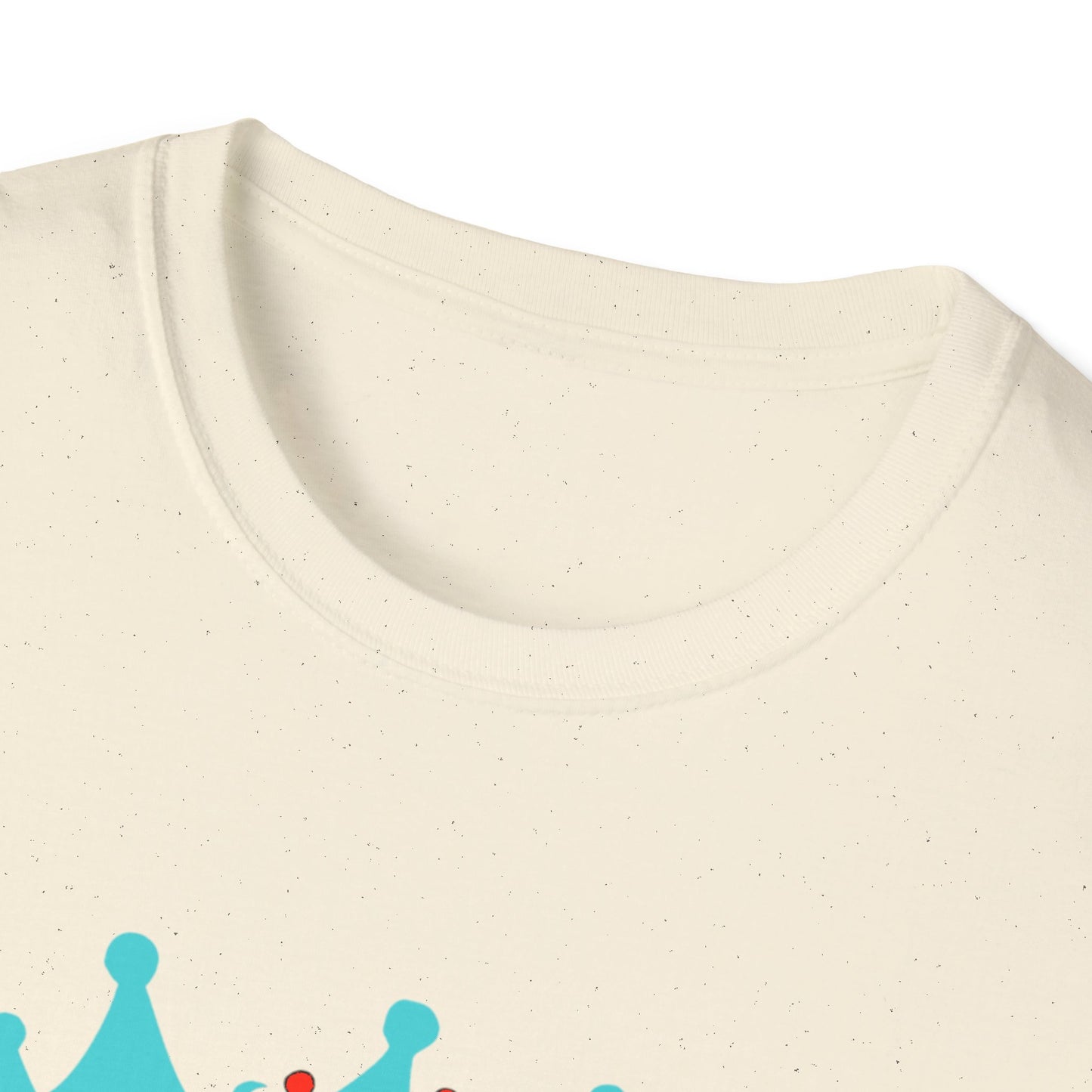 Royalty Queens Unisex T-Shirt, Softstyle Tee for Girls, Crown Graphic, Birthday Gift, Queen's Day Celebration, Casual Wear