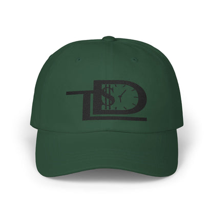 Classic Dad Cap with Dollar Clock Design | Trendy Unisex Hat, Gift for Father's Day, Stylish Everyday Accessory, Adjustable Cap