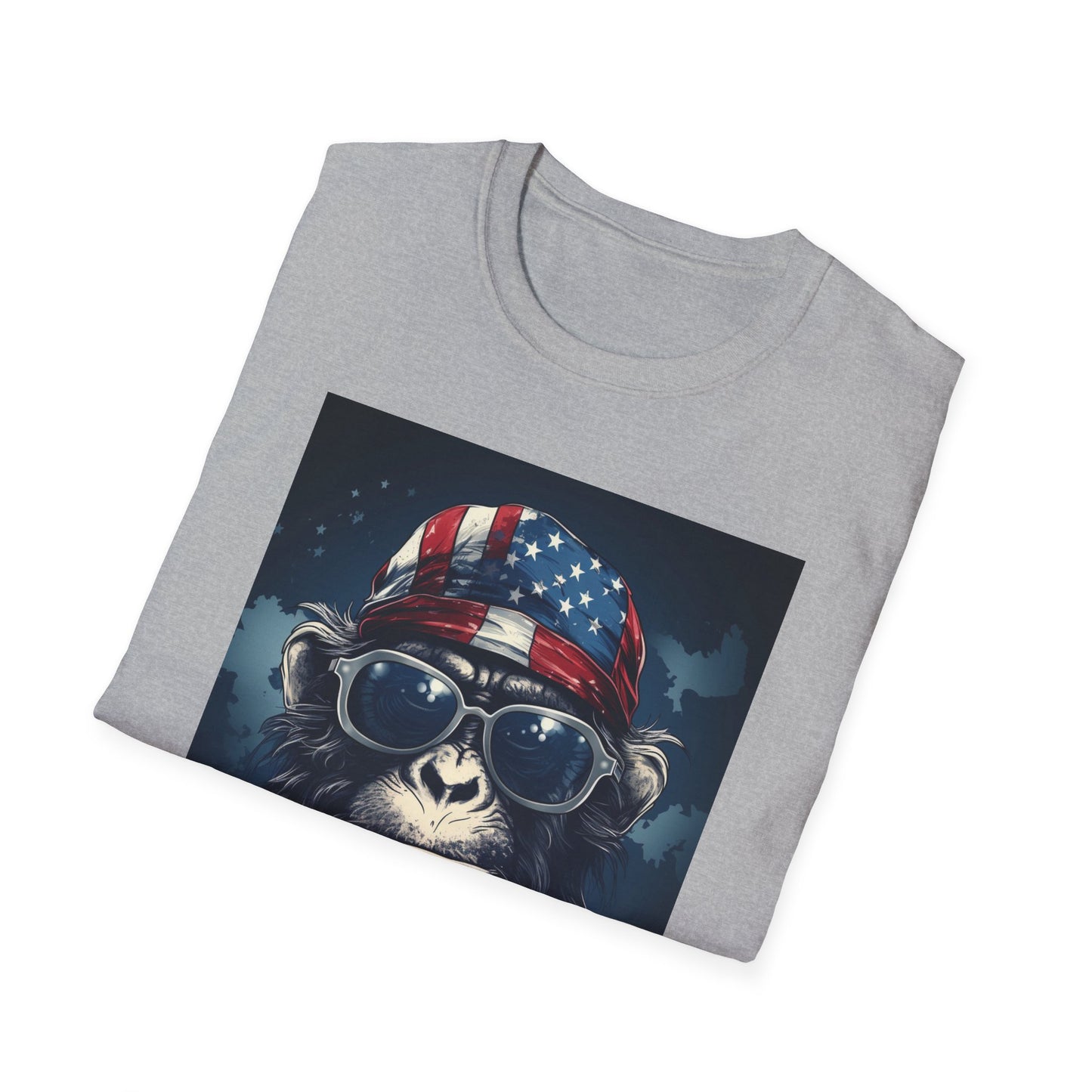 Cool Monkey Graphic T-Shirt, Fun Animal Tee, Summer Casual Wear, Unique Gift for Animal Lovers, Trendy Fashion for All