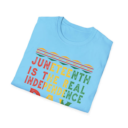 Juneteenth Independence Day T-Shirt, Softstyle Tee, Celebration Apparel, Black History Month, Gift for Activists, Unique Statement Shirt