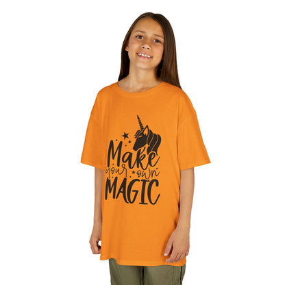 Kids Unicorn Magic Tee - 'Make Your Own Magic' Cotton Shirt