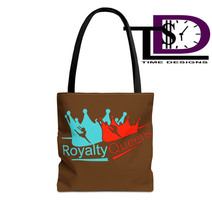 Stylish Royalty Queens Tote Bag, Shopper Bag, Queen Tote, Gift for Her, Fashion Accessory, Birthday Present, AOP Design