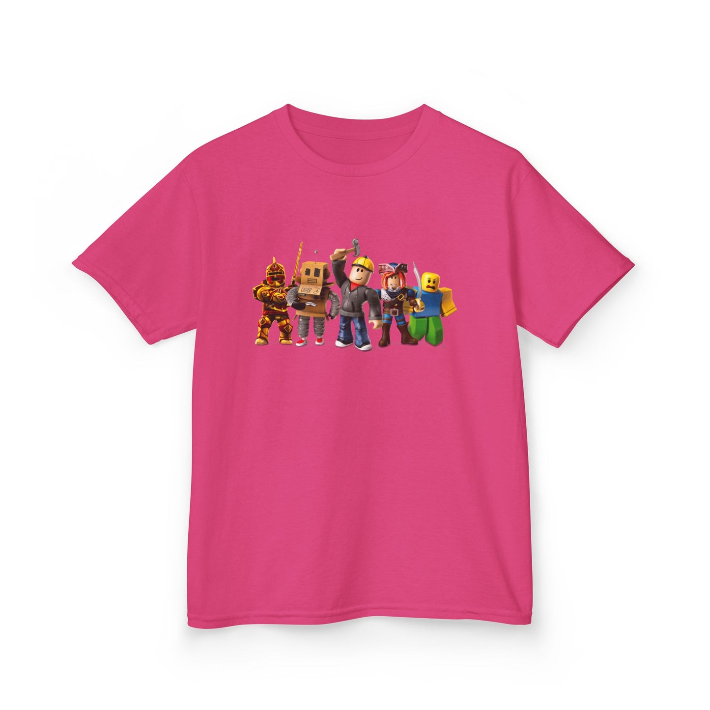 Minecraft Characters Kids Tee, Gamer T-Shirt, Fun Casual Wear, Birthday Gift, Children's Apparel