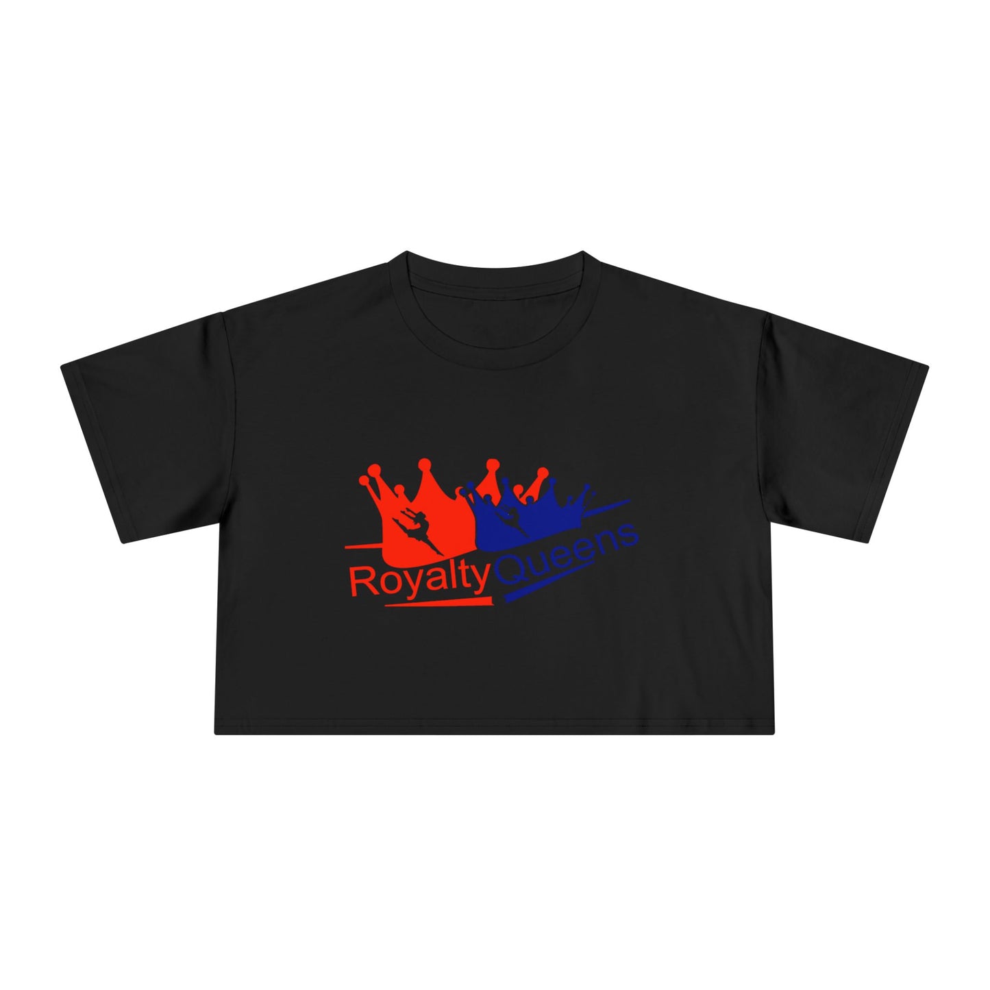 Royalty Queens Crop Tee - Stylish Women's Top, Gift for Queens, Birthday Apparel, Fashion Crop Shirt, Celebratory Tee